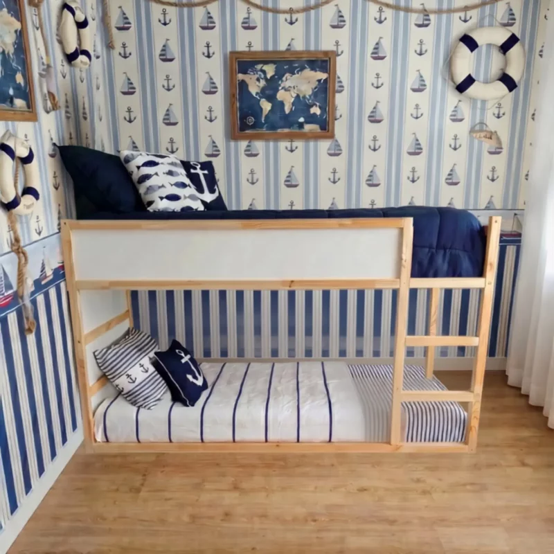 IKEA KURA Bett Ausziehbett 90x180 NestUp Sleep Schublade 2in1 Weiß - vorher