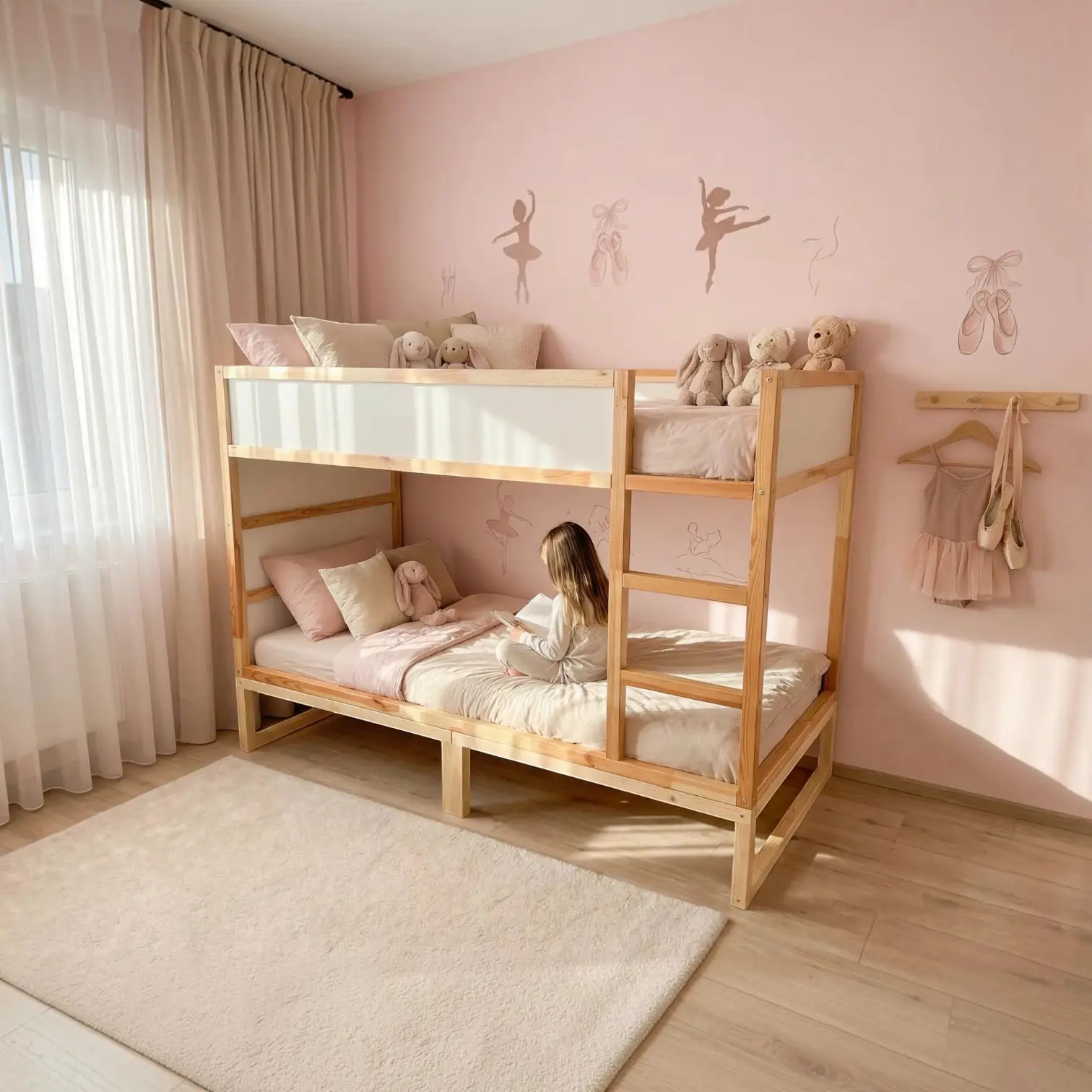 IKEA KURA Bett Betterhöhung NestUp Podest Naturholz IKEA KURA Bett Betterhöhung NestUp Podest Naturholz