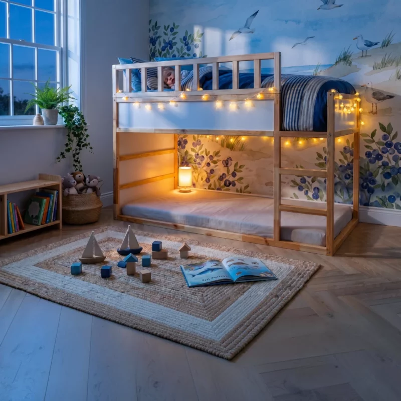 IKEA KURA Bett Frontschutzgitter LINO 165 - nachher
