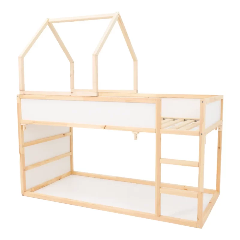 IKEA KURA Bett Hausbett Dach Starlight Plus aus Holz