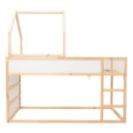 IKEA KURA Bett Hausbett Dach Starlight Plus aus Holz