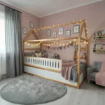 IKEA KURA Bett Hausdach Kinderbett Meadow Standard