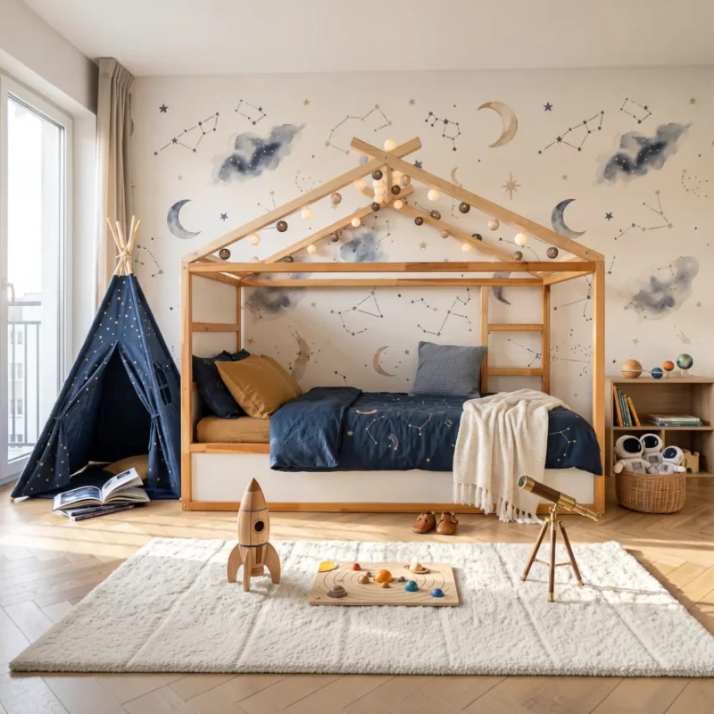 IKEA KURA Bett Hausdach Kinderbett Rainbow Standard