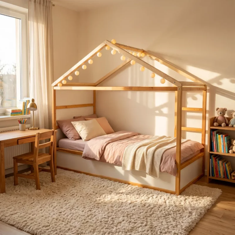 Daszek domek do łóżka IKEA KURA Scandinavian Cliff Standard