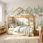 IKEA KURA Bett Hausdach Kinderbett Scandinavian Cliff Standard