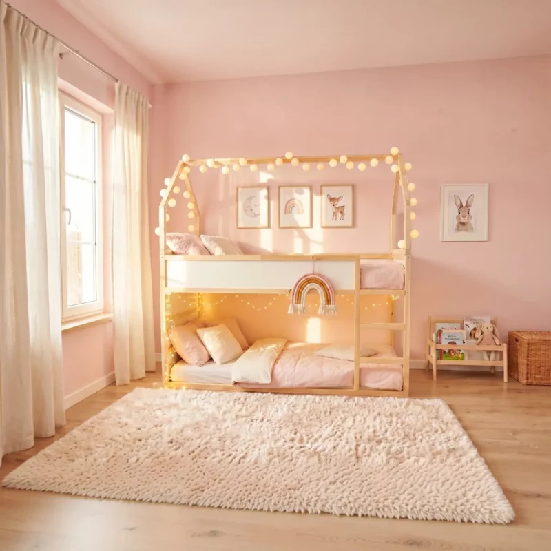 IKEA KURA Bett Hausdach Meadow Plus