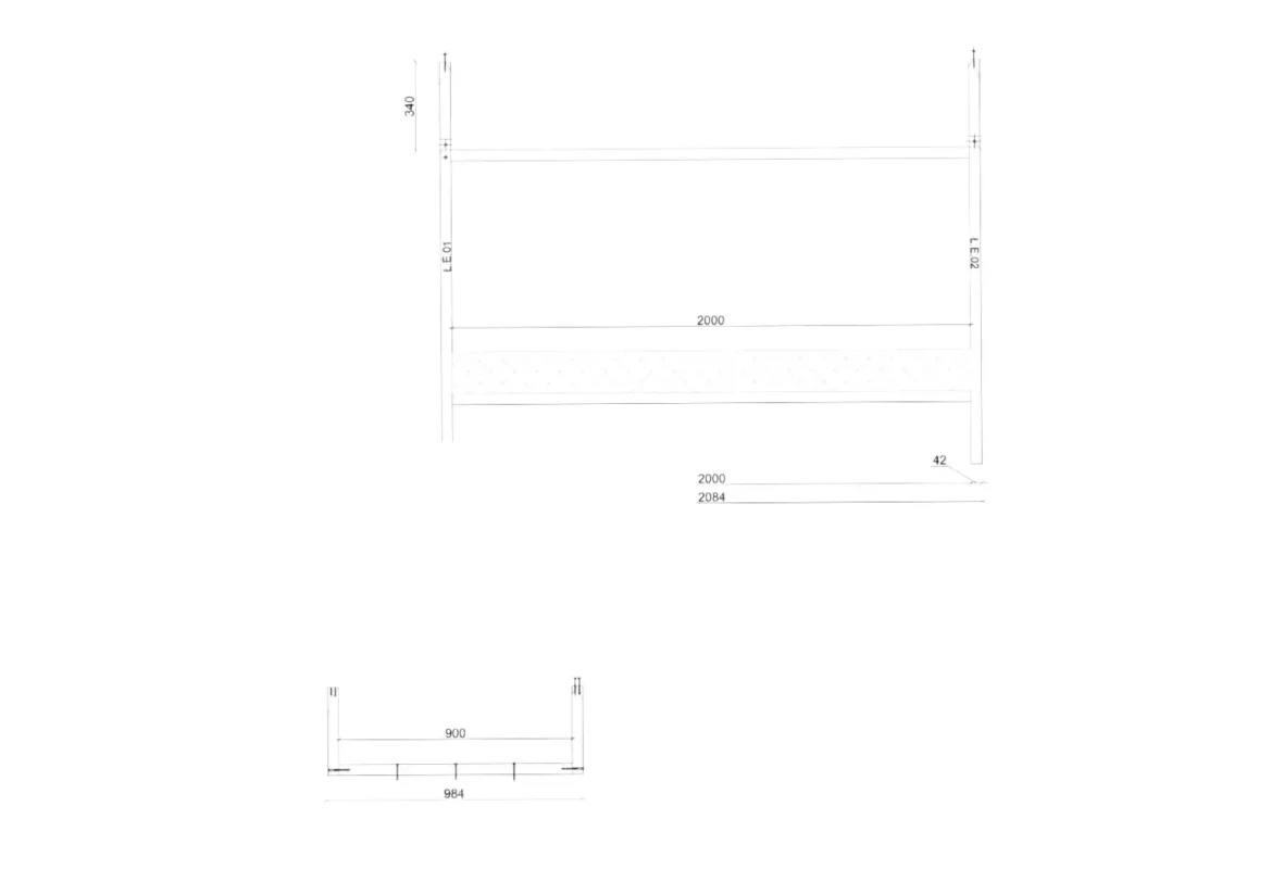 IKEA KURA Bett Hausdach Meadow Plus - scheme
