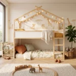 IKEA KURA Bett Hausdach Rainbow Plus