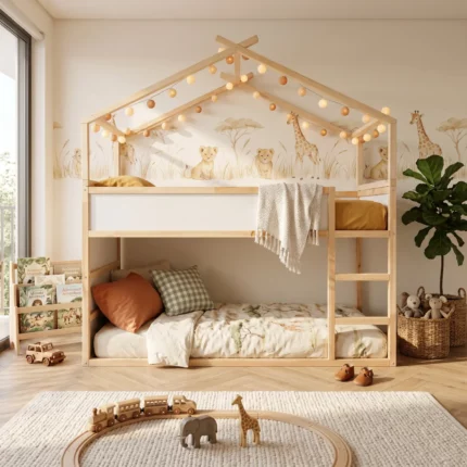 IKEA KURA Bett Hausdach Rainbow Plus