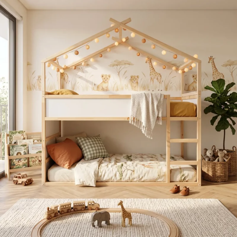 Daszek domek do łóżka IKEA KURA Rainbow Plus