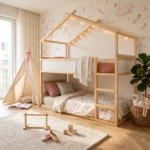 IKEA KURA Bett Hausdach Rainbow Plus