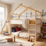 IKEA KURA Bett Hausdach Rainbow Plus