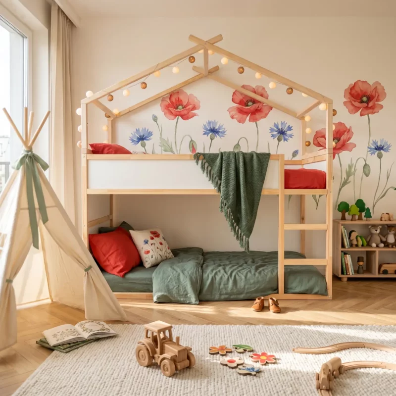 Daszek domek do łóżka IKEA KURA Rainbow Plus