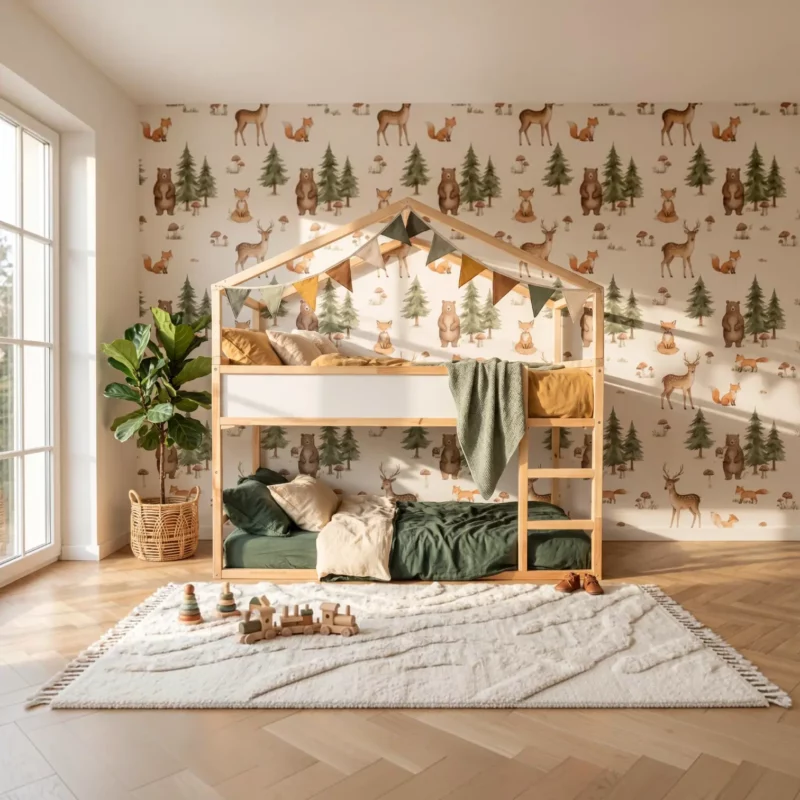 Daszek domek do łóżka IKEA KURA Scandinavian Cliff Plus