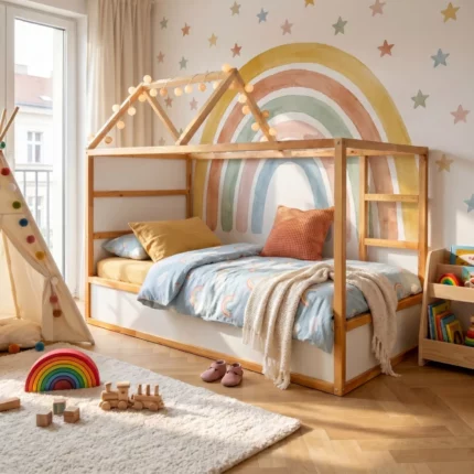 IKEA KURA Bett Hausdach Starlight Standard