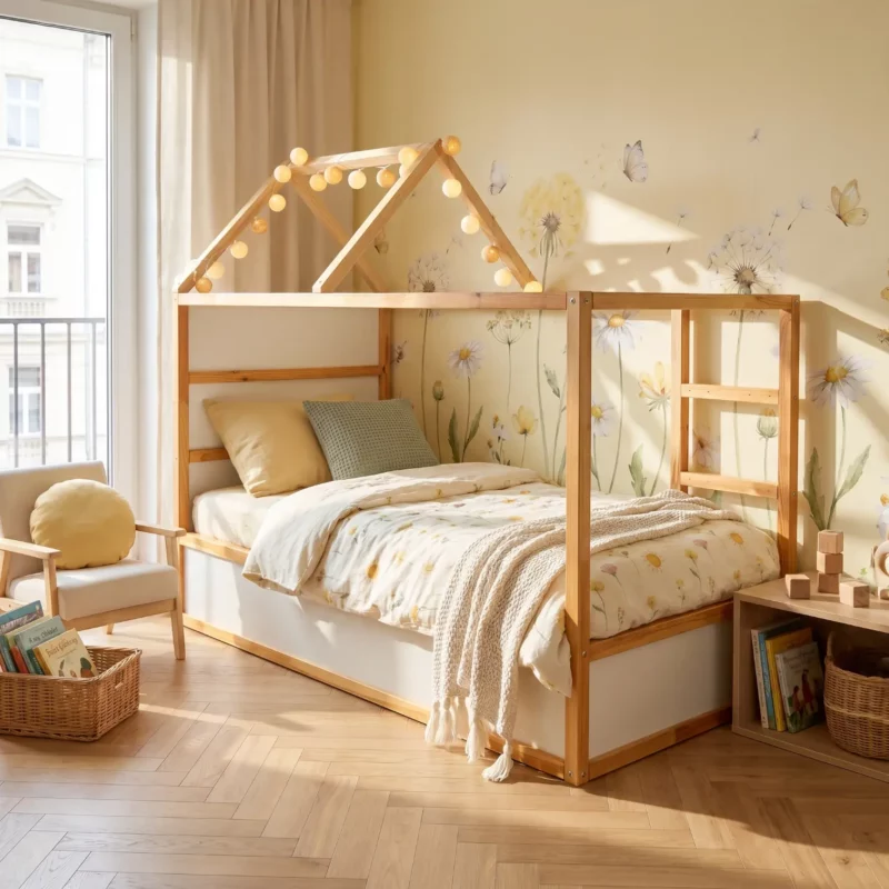 IKEA KURA Bett Hausdach Starlight Standard