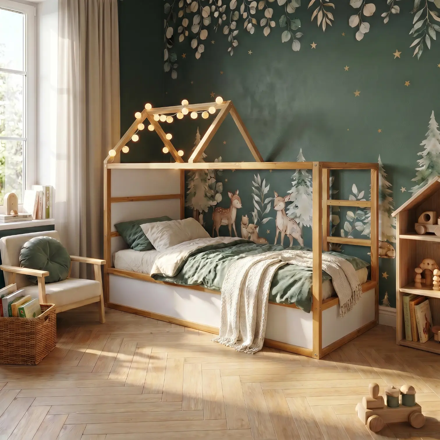 IKEA KURA Bett Hausdach Starlight Standard IKEA KURA Bett Hausdach Starlight Standard