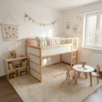 IKEA KURA Bett Holztür MUMU MIDI