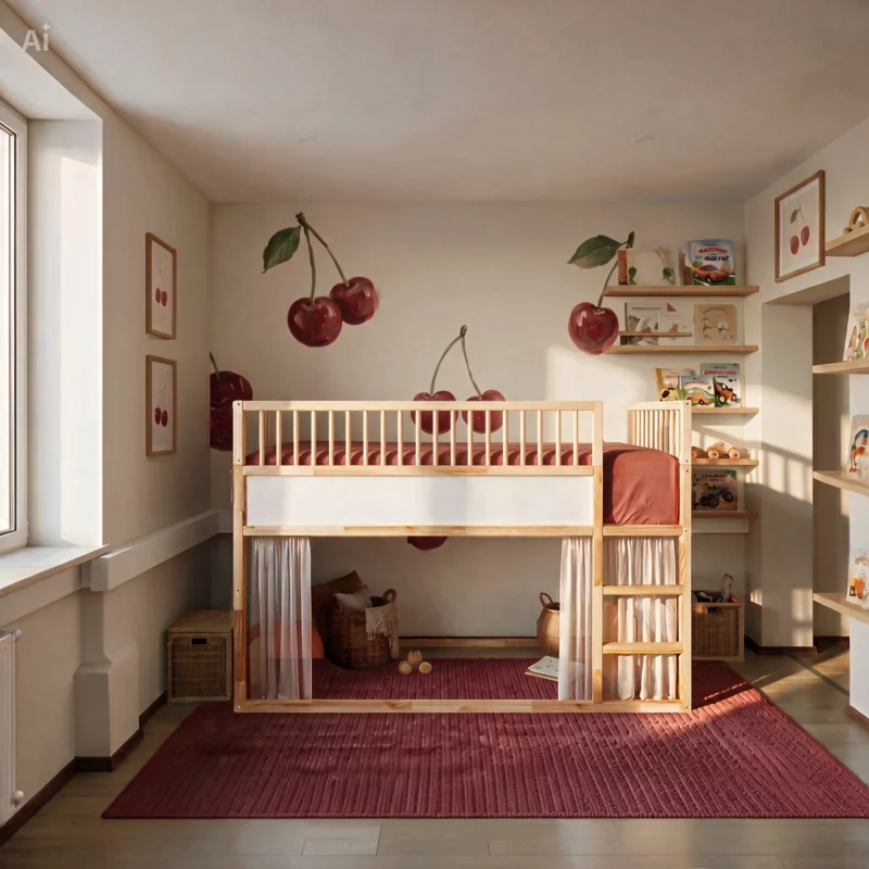 IKEA KURA Bett Obere Absturzsicherung RONA DUO SPLIT 165×90