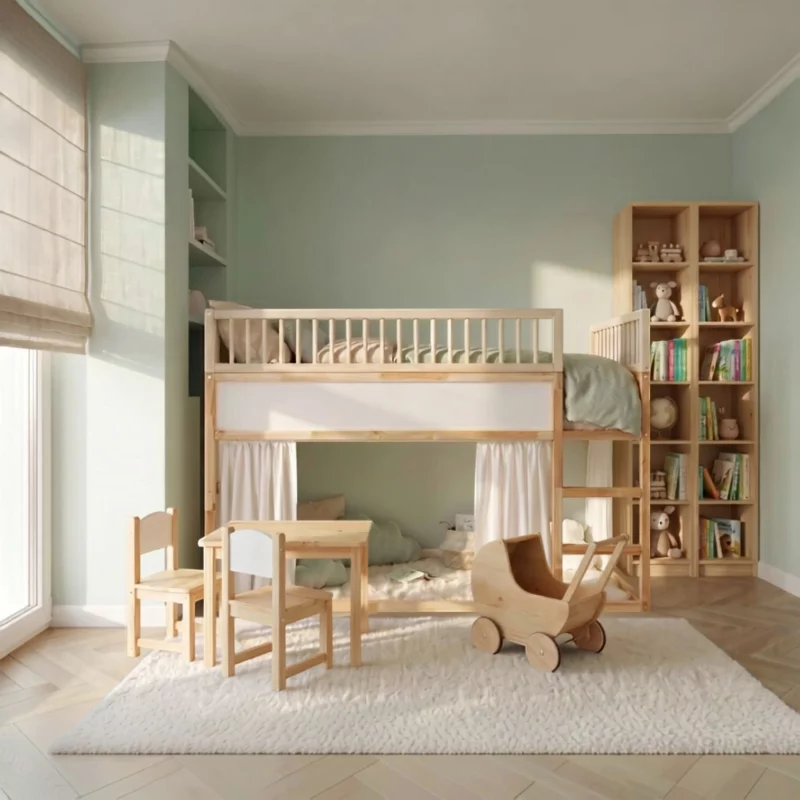 IKEA KURA Bett Obere Absturzsicherung RONA DUO SPLIT 165×90