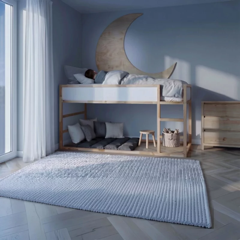 IKEA KURA Bett Obere Absturzsicherung RONA DUO SPLIT 165×90 - vorher