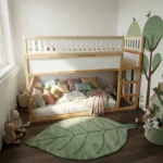 IKEA KURA Bett Obere Absturzsicherung VILO DUO SPLIT 165×90 aus Holz und MDF