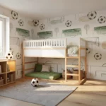 IKEA KURA Bett Obere Absturzsicherung VILO DUO SPLIT 165×90 aus Holz und MDF
