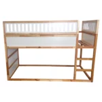 IKEA KURA Bett Obere Absturzsicherung VILO DUO SPLIT 165×90 aus Holz und MDF