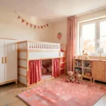 IKEA KURA Bett Obere Absturzsicherung VILO TRE 90×165×90 aus Holz und MDF