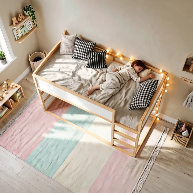 IKEA KURA Bett Obere Schutzbarrieren LINO DUO 165+90