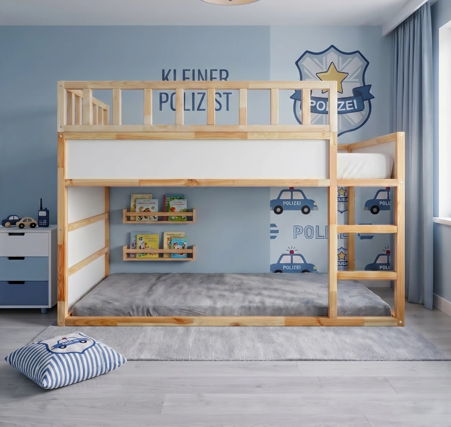 IKEA KURA Bett Obere Schutzbarrieren LINO DUO 165+90 IKEA KURA Bett Obere Schutzbarrieren LINO DUO 165+90
