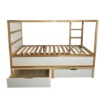 IKEA KURA Bett Podest mit 2 Schubladen NestUp Storage Weiße Front