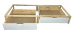 IKEA KURA Bett Podest mit 2 Schubladen NestUp Storage Weiße Front