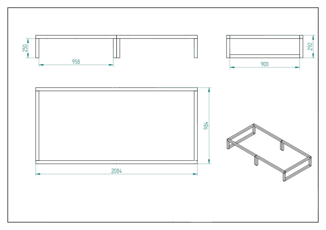 IKEA KURA Bett Podest mit 2 Schubladen NestUp Storage Weiße Front – Podest Maße
