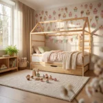 IKEA KURA Bett Podest mit extra großer Schublade NestUp Storage XL Naturholz