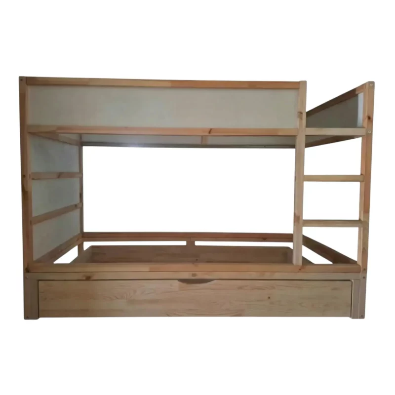 IKEA KURA Bett Podest mit extra großer Schublade NestUp Storage XL Naturholz