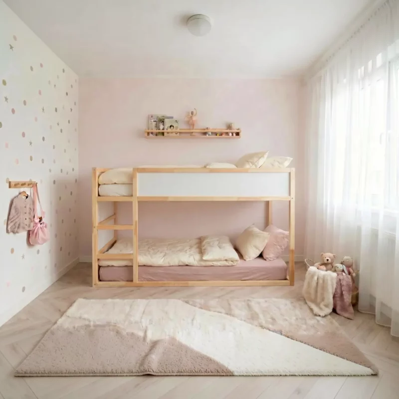 IKEA KURA Bett Podest mit extra großer Schublade NestUp Storage XL Naturholz - vorher