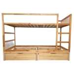 IKEA KURA Bett Podest mit zwei Schubladen NestUp Storage Front Kiefer