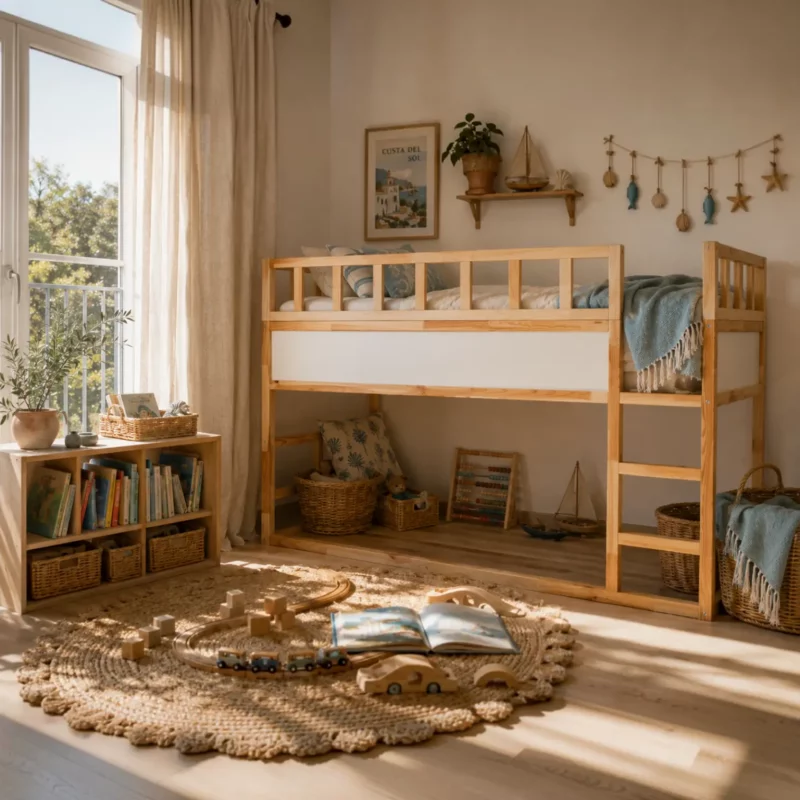 IKEA KURA Bett Rausfallschutz Set LINO DUO SPLIT