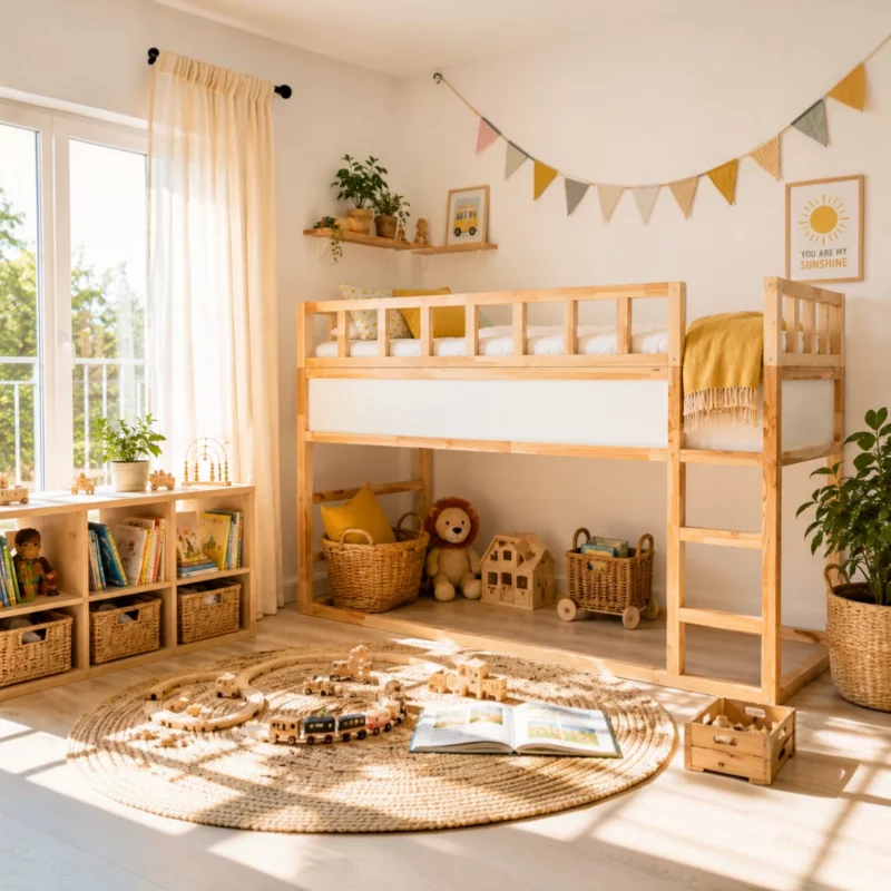 IKEA KURA Bett Rausfallschutz Set LINO DUO SPLIT