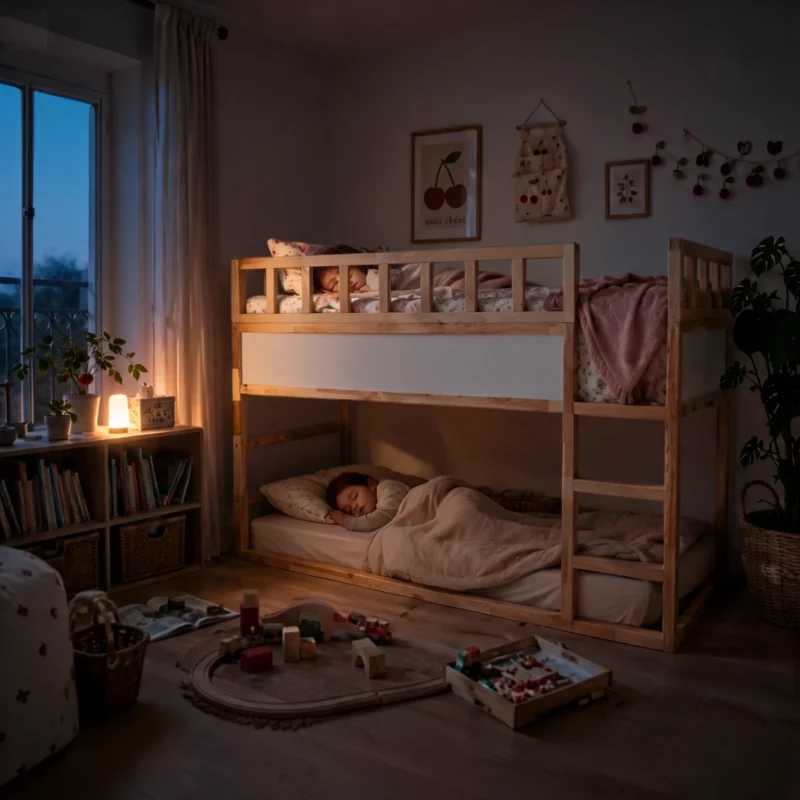 IKEA KURA Bett Rausfallschutz Set LINO DUO SPLIT