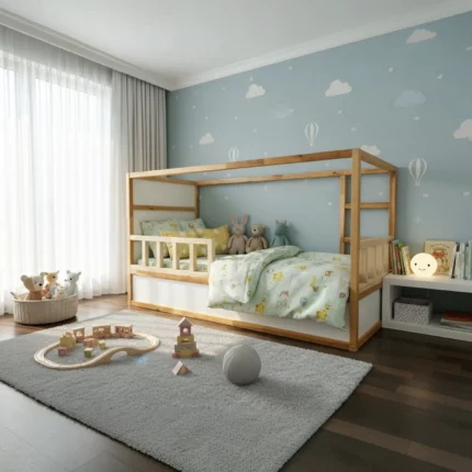 IKEA KURA Bett Schutzbarrieren Unten NIVO DUO 90+90