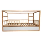 IKEA KURA Bett Schutzgitter mit runden Sprossen ROLO TRE 165×90×90