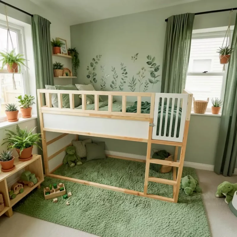 IKEA KURA Bett Schutztür LULU MIDI