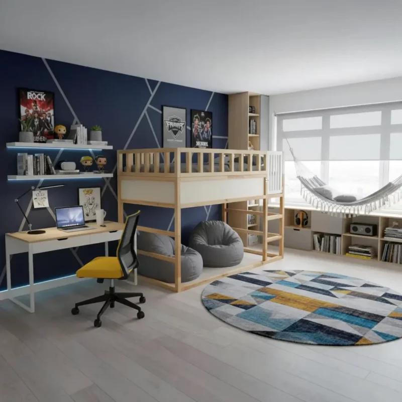 IKEA KURA Bett Schutztür LULU MIDI