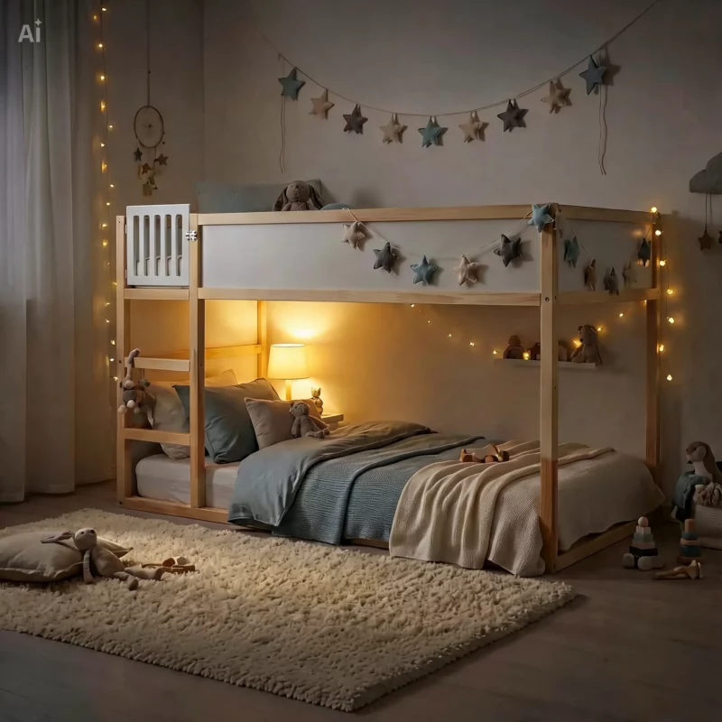 IKEA KURA Bett Schutztür LULU MINI - nachher