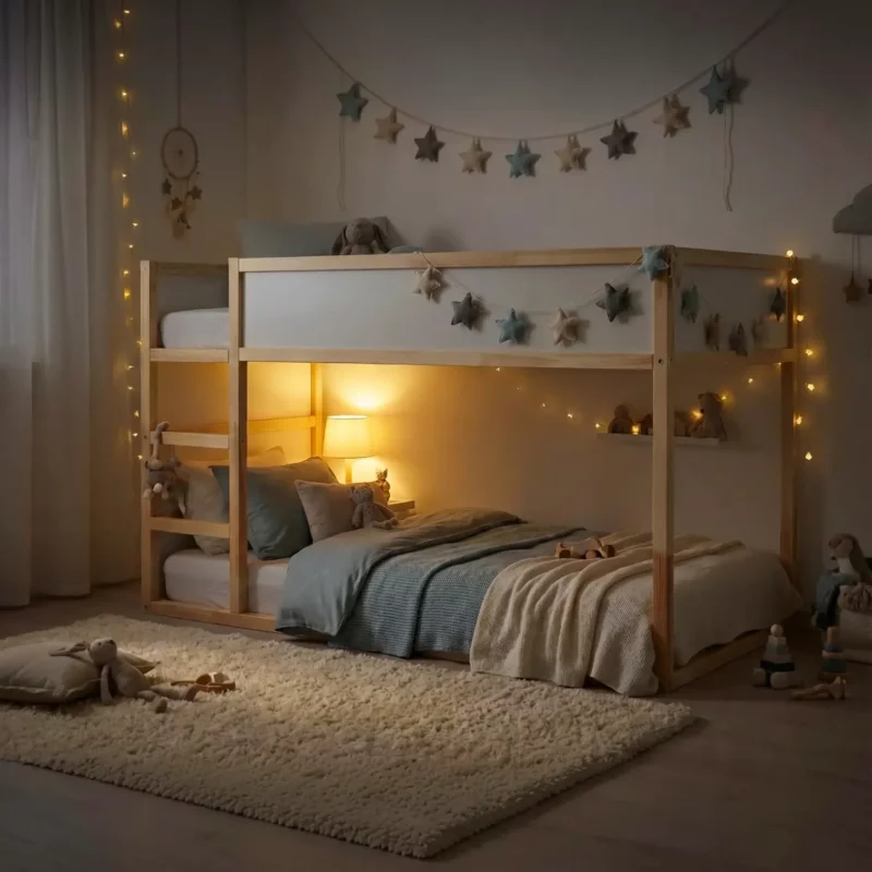 IKEA KURA Bett Schutztür LULU MINI - vorher