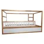 IKEA KURA Bett Untere Absturzsicherung VELO 165 aus Holz und MDF