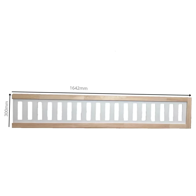 IKEA KURA Bett Untere Absturzsicherung VELO DUO 165×90 aus Holz und MDF - scheme