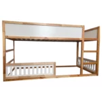 IKEA KURA Bett Untere Absturzsicherung VELO DUO 90×90 aus Holz und MDF